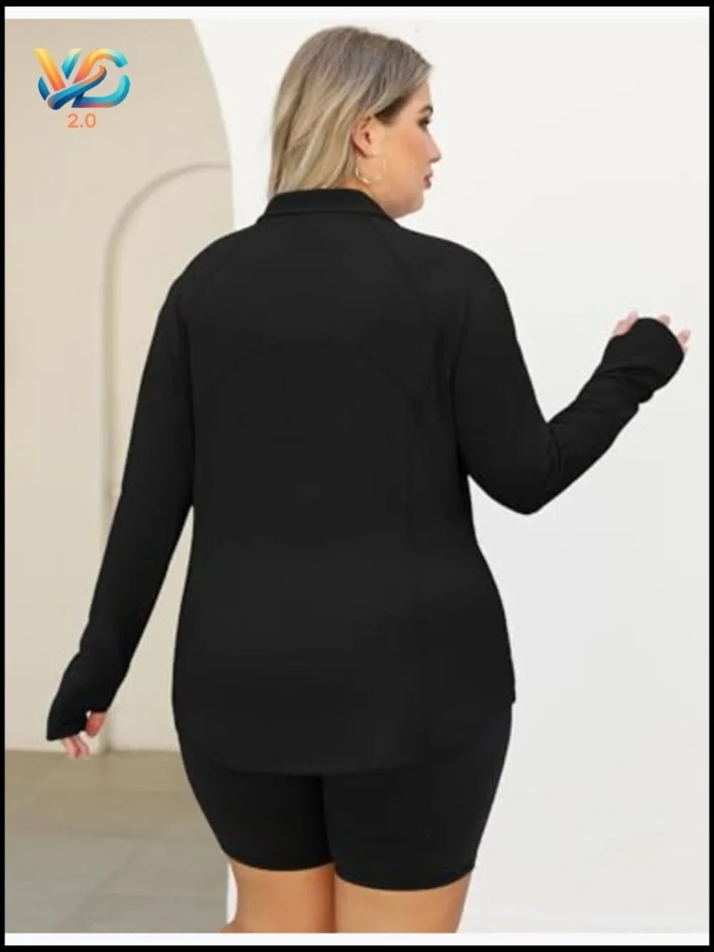 Women's Long Sleeve 1/4 Zip Rash Guard UPF 50+ Quick Dry Sun Protection Shirt
